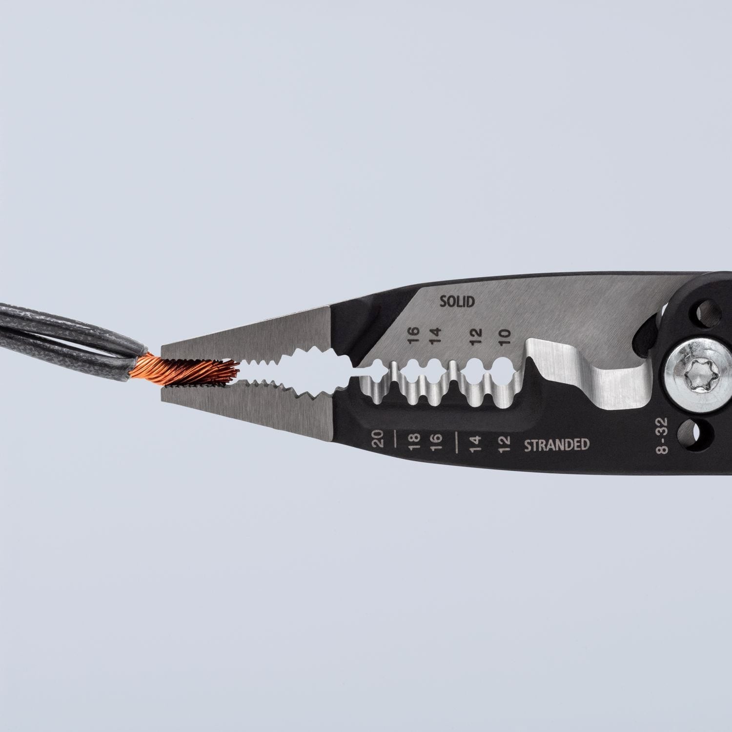 Knipex 13 72 8 Forged 20-10 AWG Wire Stripper