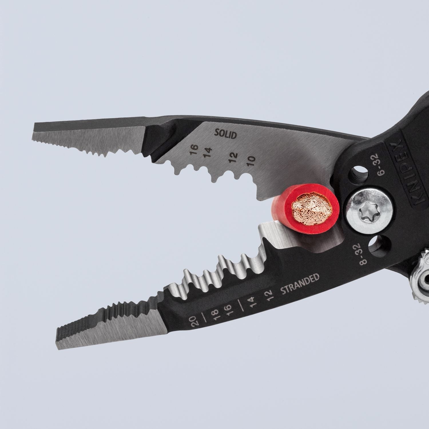 Knipex 13 72 8 Forged Wire Stripper 20-10 AWG