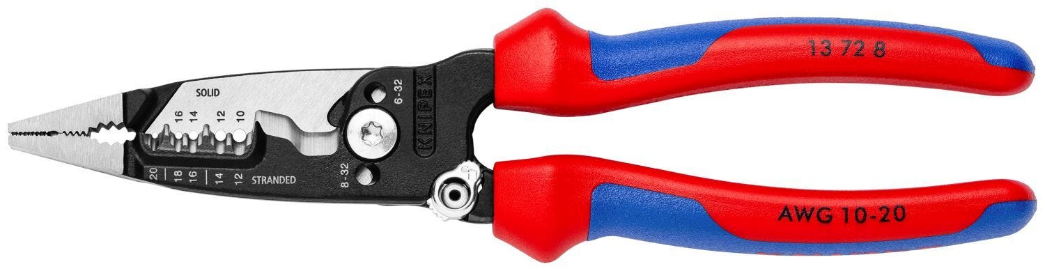 Knipex 13 72 8 Forged 20-10 AWG Wire Stripper