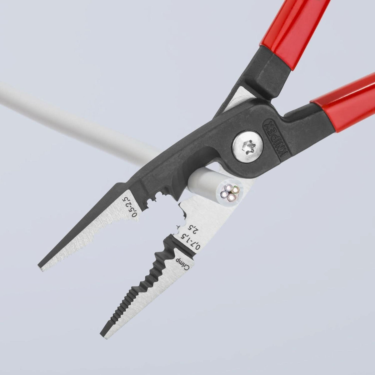 Knipex 13 81 200 6-in-1 Electrical Installation Pliers-Metric Wire