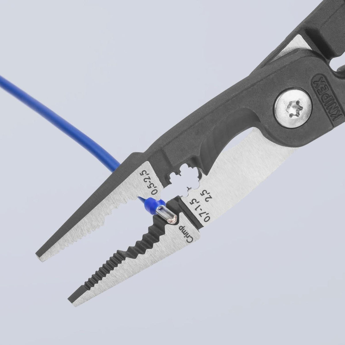 Knipex 13 81 200 6-in-1 Electrical Installation Pliers-Metric Wire