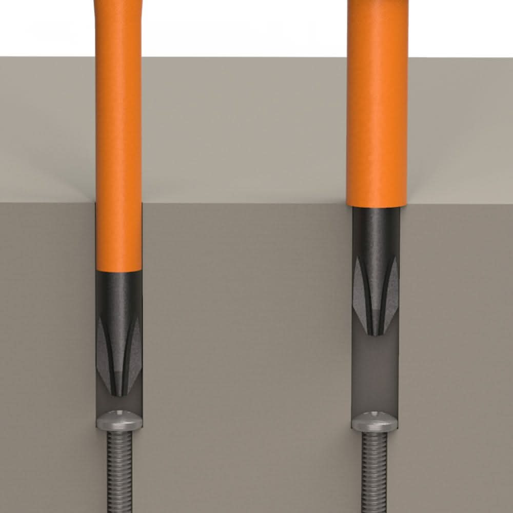 Klein Tools 13157INSP Insulated Double-Ended Screwdriver Blades (3-Pack)