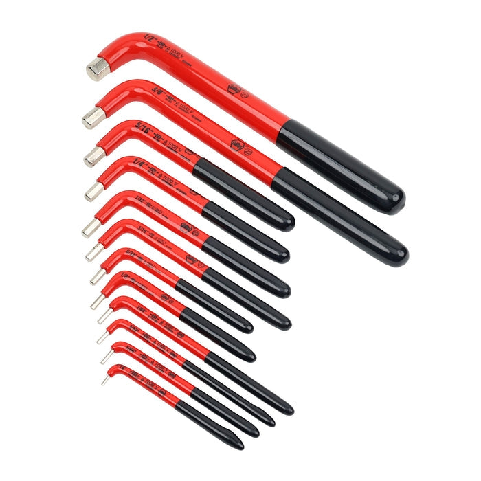 Wiha 13694 12-Piece Insulated Hex L-Key Set
