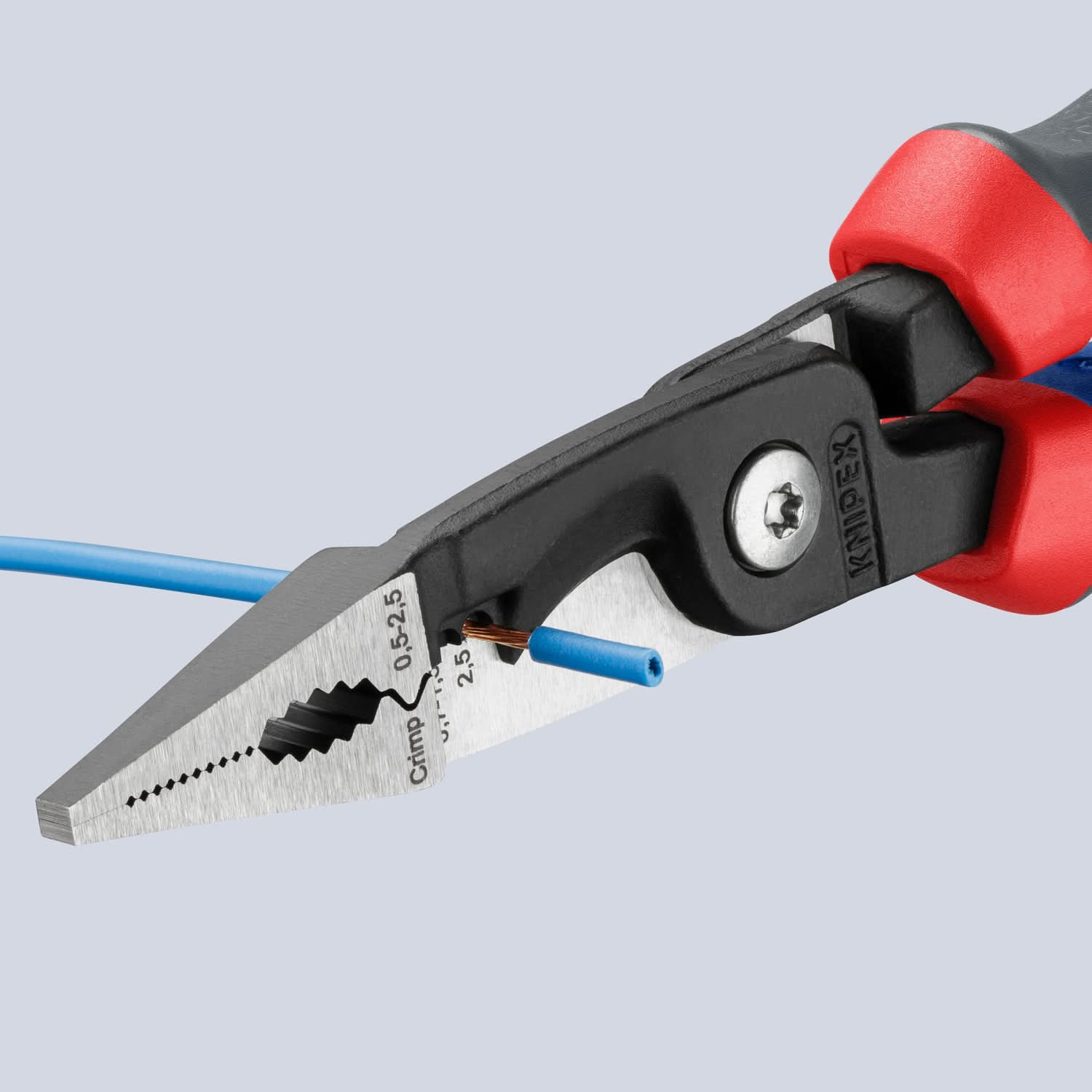 Knipex 13 82 200 SB 6-in-1 Electrical Installation Pliers-Metric