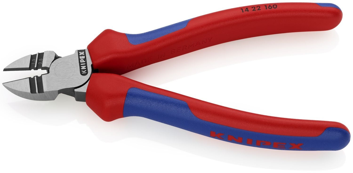 Knipex 14 22 160 Diagonal Cutting Pliers with Stripper