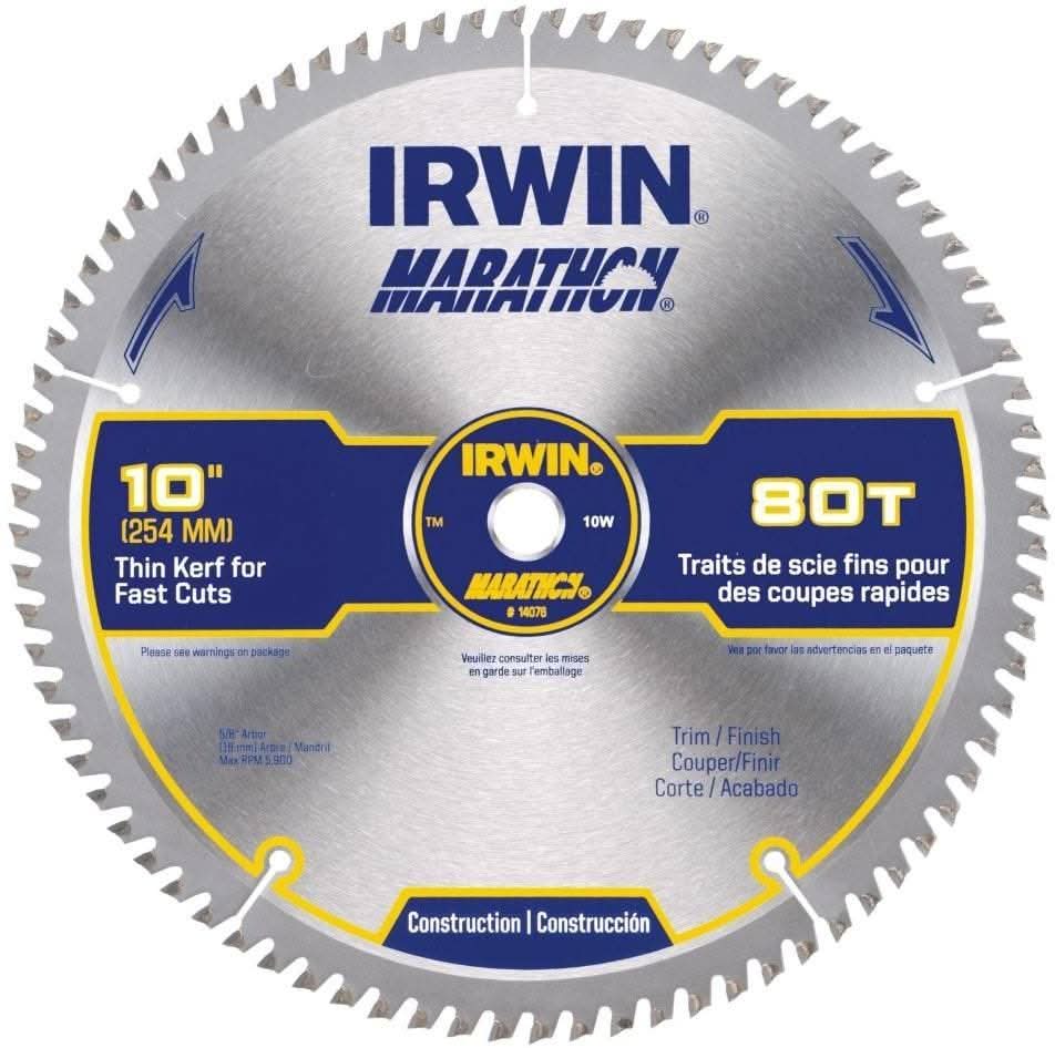 ロバート・リン・ネルソン インディアンス・マイン・オー・エクスプレイン Irwin 14076 MARATHON Miter/Table Carbide Saw Blade 10-in. 80-Tooth