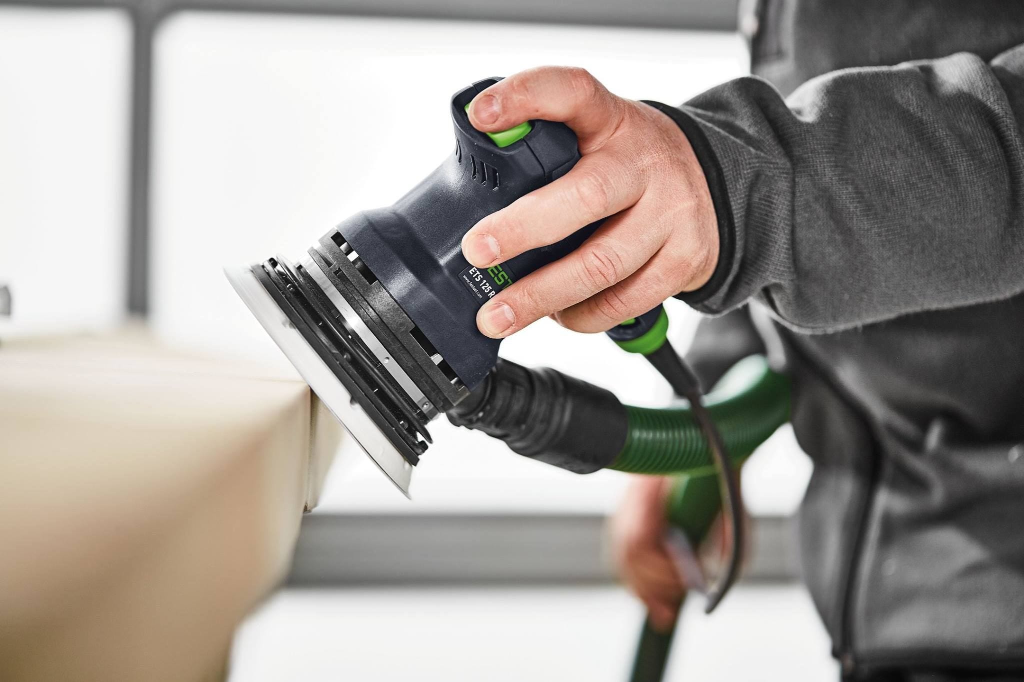 Festool ETS 125 REQ-Plus 125mm (5") Random Orbital Sander Set w/ Granat Abrasive Value Set Systainer