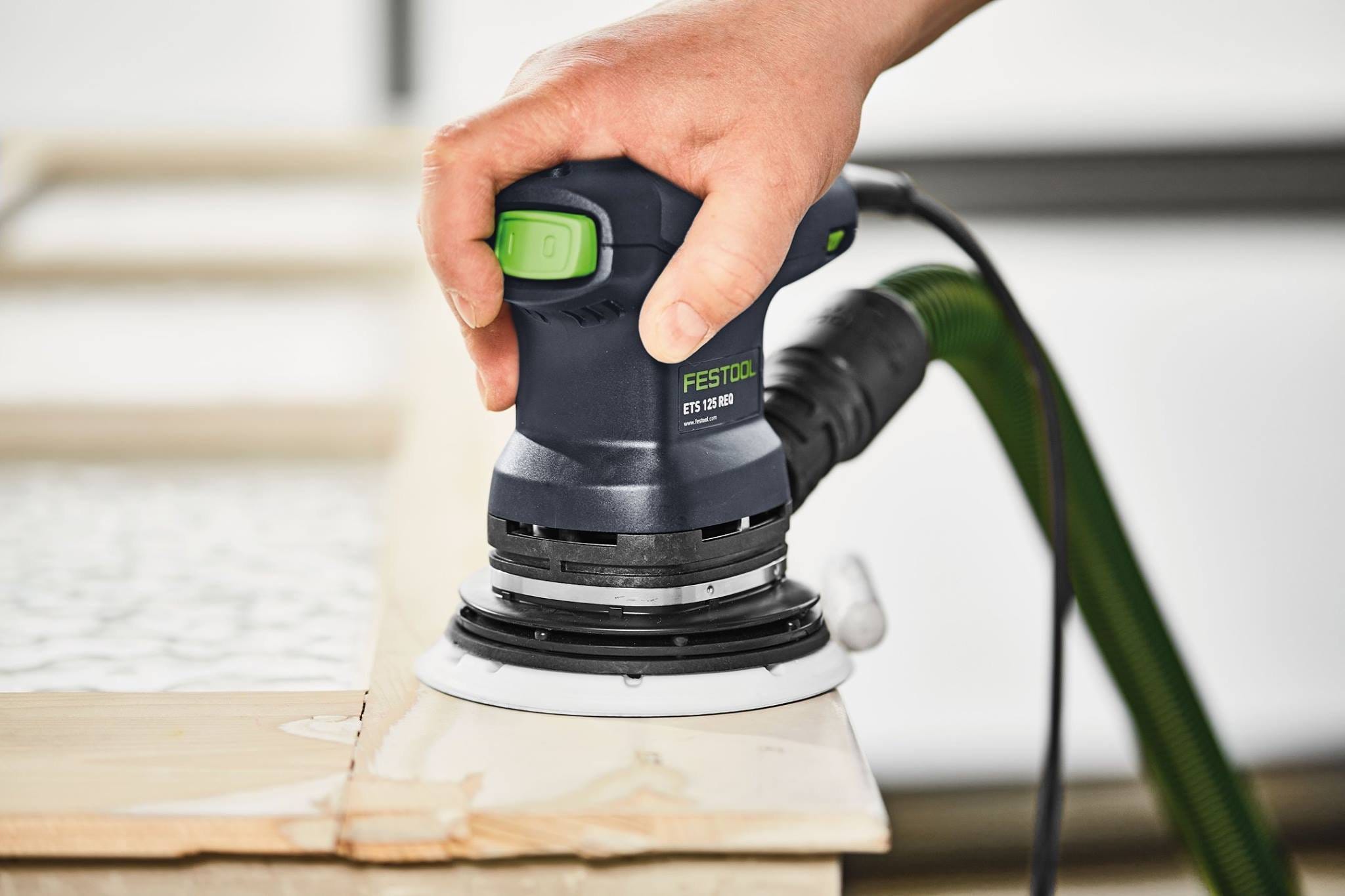 Festool ETS 125 REQ-Plus 125mm (5") Random Orbital Sander Set w/ Granat Abrasive Value Set Systainer
