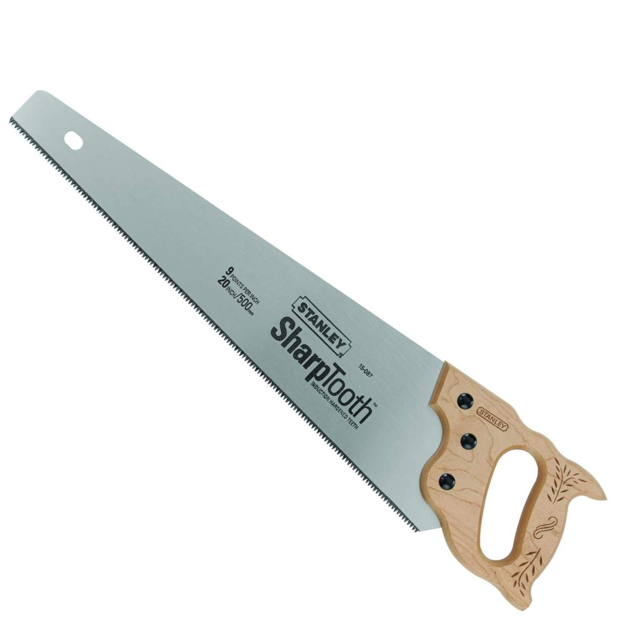 Stanley 15-087 20" Blade Length x 9 Points Per Inch SharpToothHeavy Duty Saw