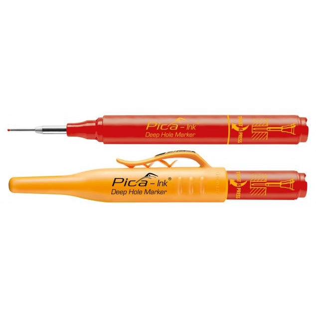 Pica Dry 150/40 Marker for Deep Holes, Red