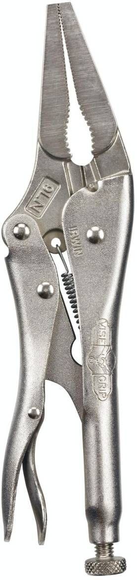 Irwin 1502L3 VISE GRIP Original Long Nose Locking Pliers with Wire Cutter 9-in.