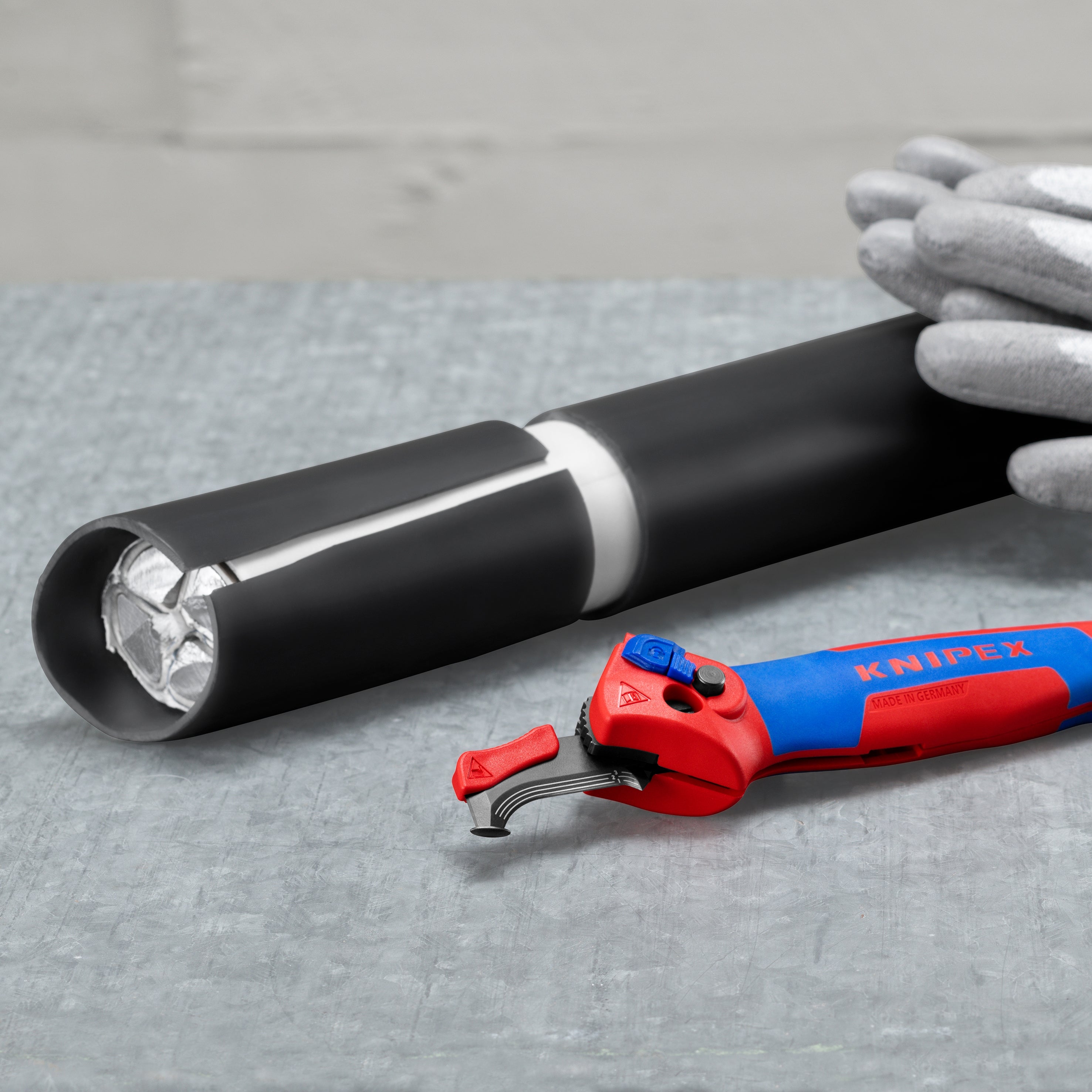 Knipex 16 50 145 Ratcheting Knife
