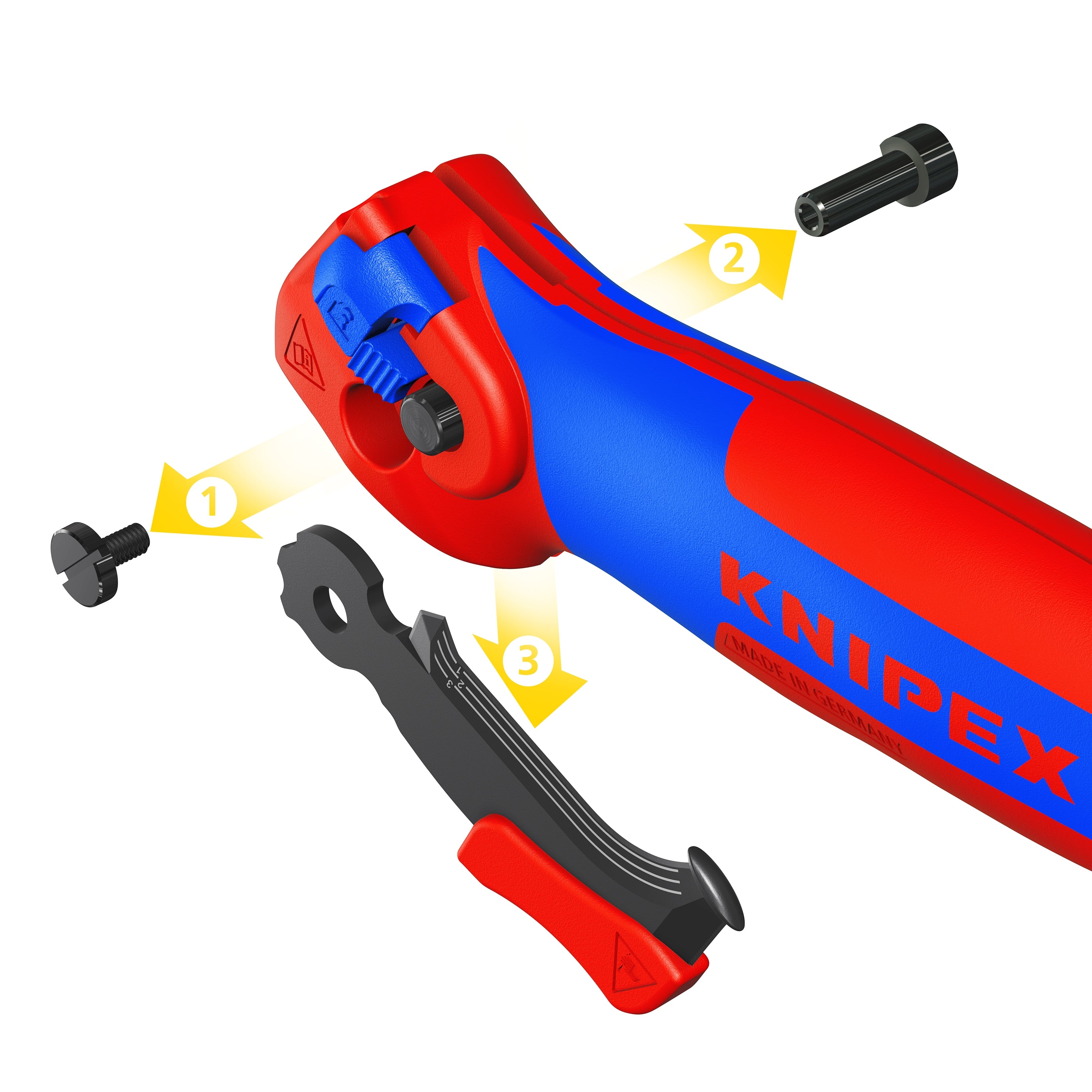 Knipex 16 50 145 Ratcheting Knife