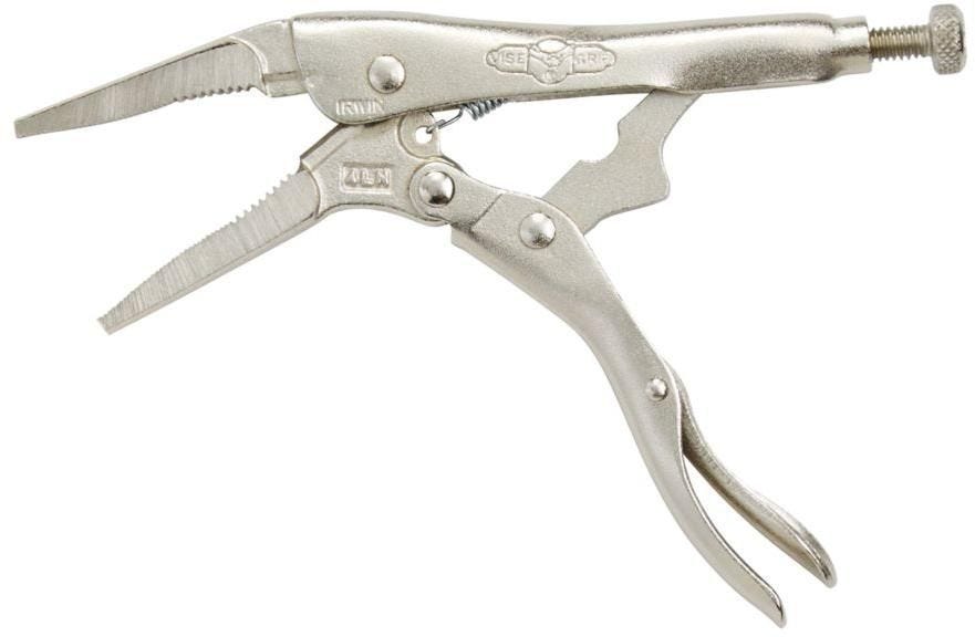 Irwin 1602L3 VISE-GRIP Original Long Nose Locking Pliers with Wire Cutter 4-in.