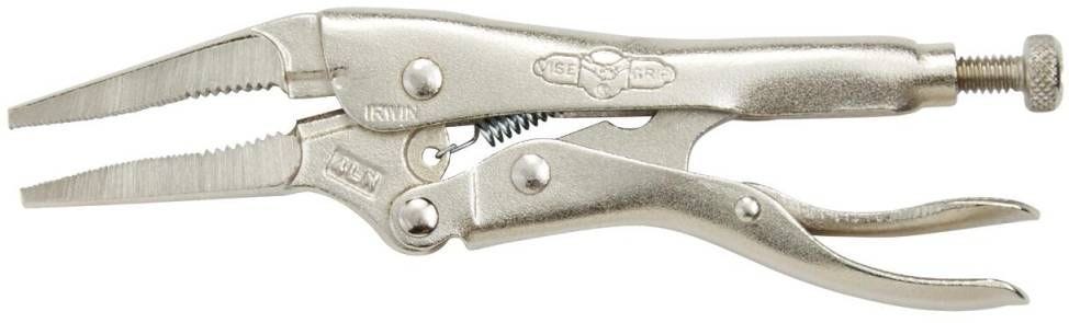 Irwin 1602L3 VISE-GRIP Original Long Nose Locking Pliers with Wire Cutter 4-in.