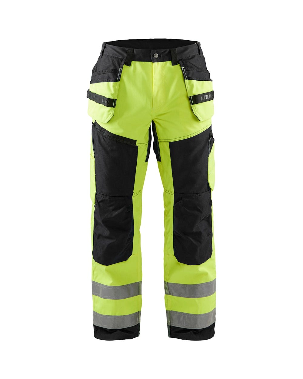 Blaklader Workwear 1609-1860-3399 HI-VIX X1600 Work Pants, Hi-Viz Yellow/Black