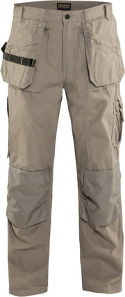 Blaklader 16301310 Bantam Work Pants with Utility Pockets, Stone