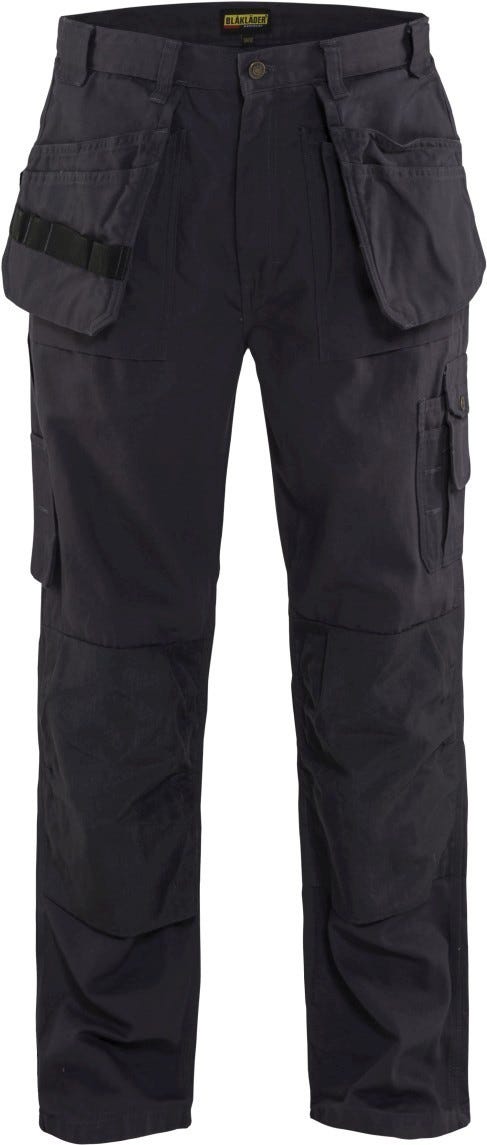 Blaklader 16301310 Bantam Work Pants with Utility Pockets, Steel Blue