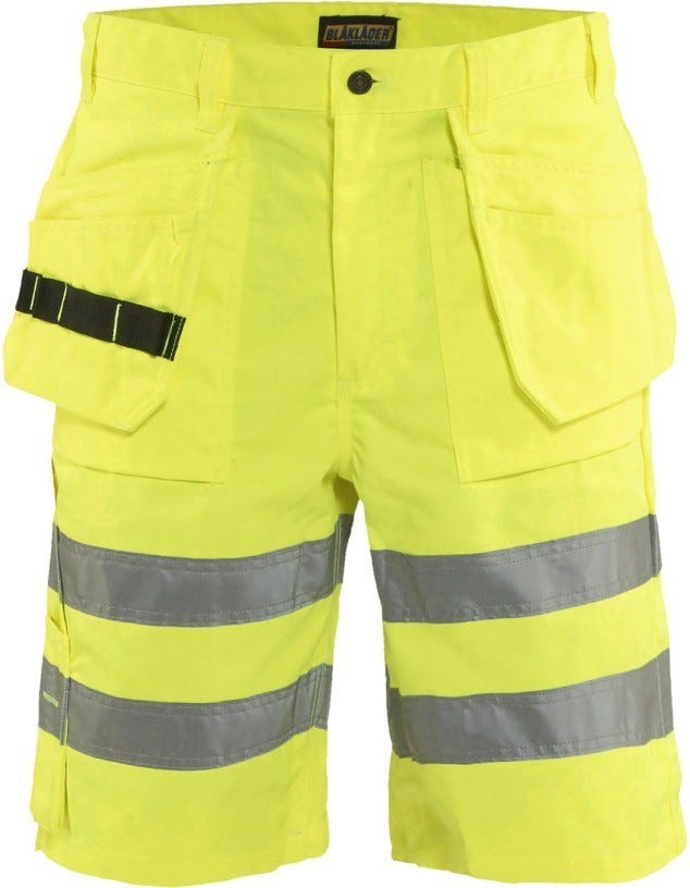 Blaklader 16351804 Hi-Vis Shorts, Yellow