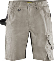 Blaklader 16381330 Ripstop Shorts with Stretch without Utility Pockets, Stone