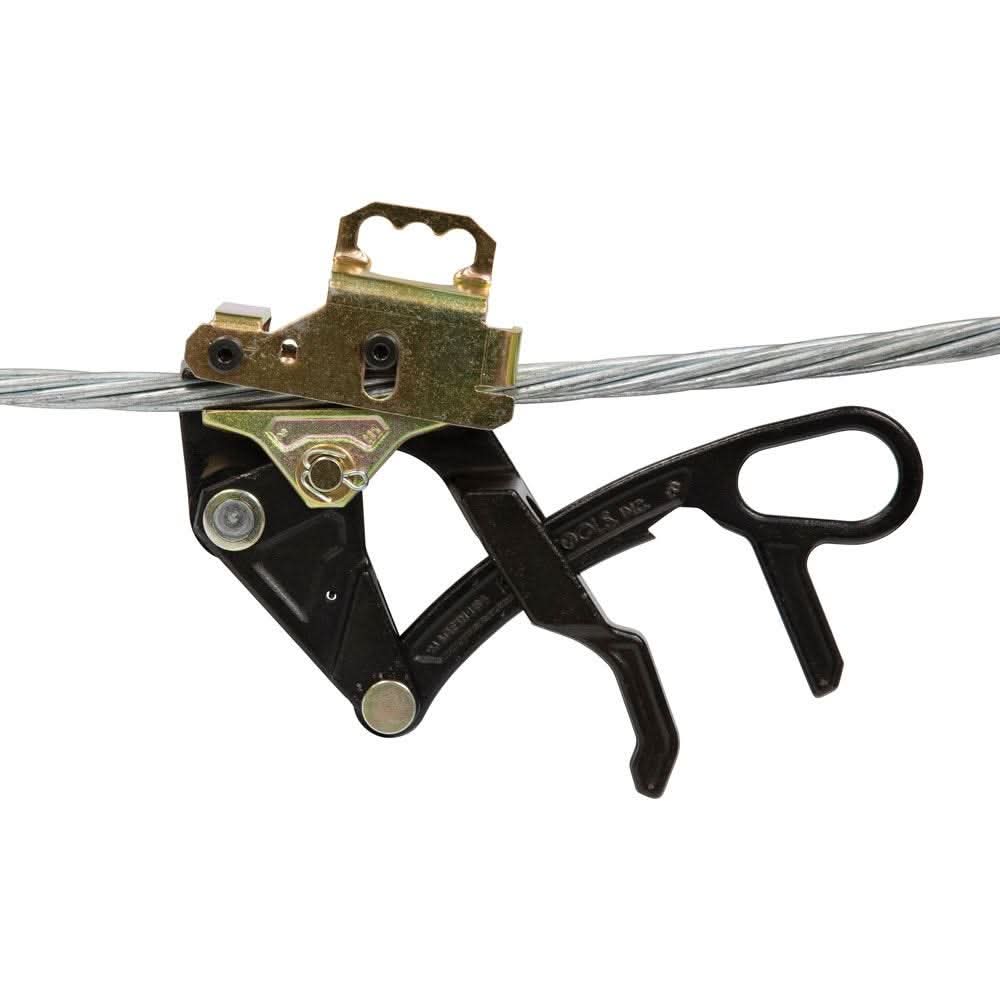 Klein Tools 16477-20 Wide Range Distribution Parallel Jaw Grip with Hot Latch