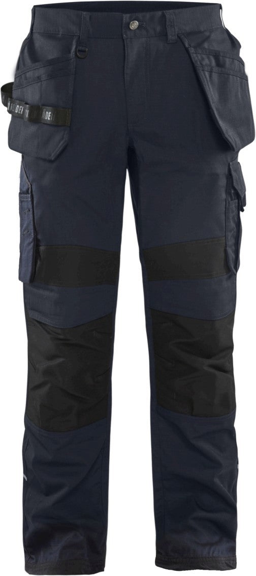 Blaklader 16911330 Ripstop Pants, Navy Blue, 30W, 28L