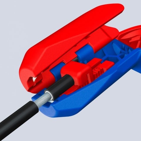 Knipex 16 95 03 SB ErgoStrip PV Wire Stripper - feature detail