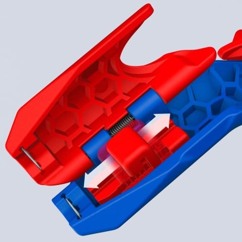Knipex 16 95 03 SB ErgoStrip PV Wire Stripper - highlight detail