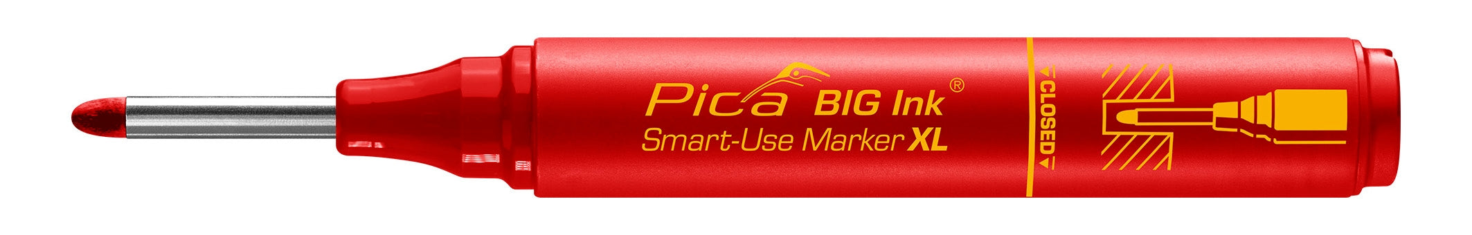 Pica BIG Ink 170/40 Smart-Use Marker XL, Red