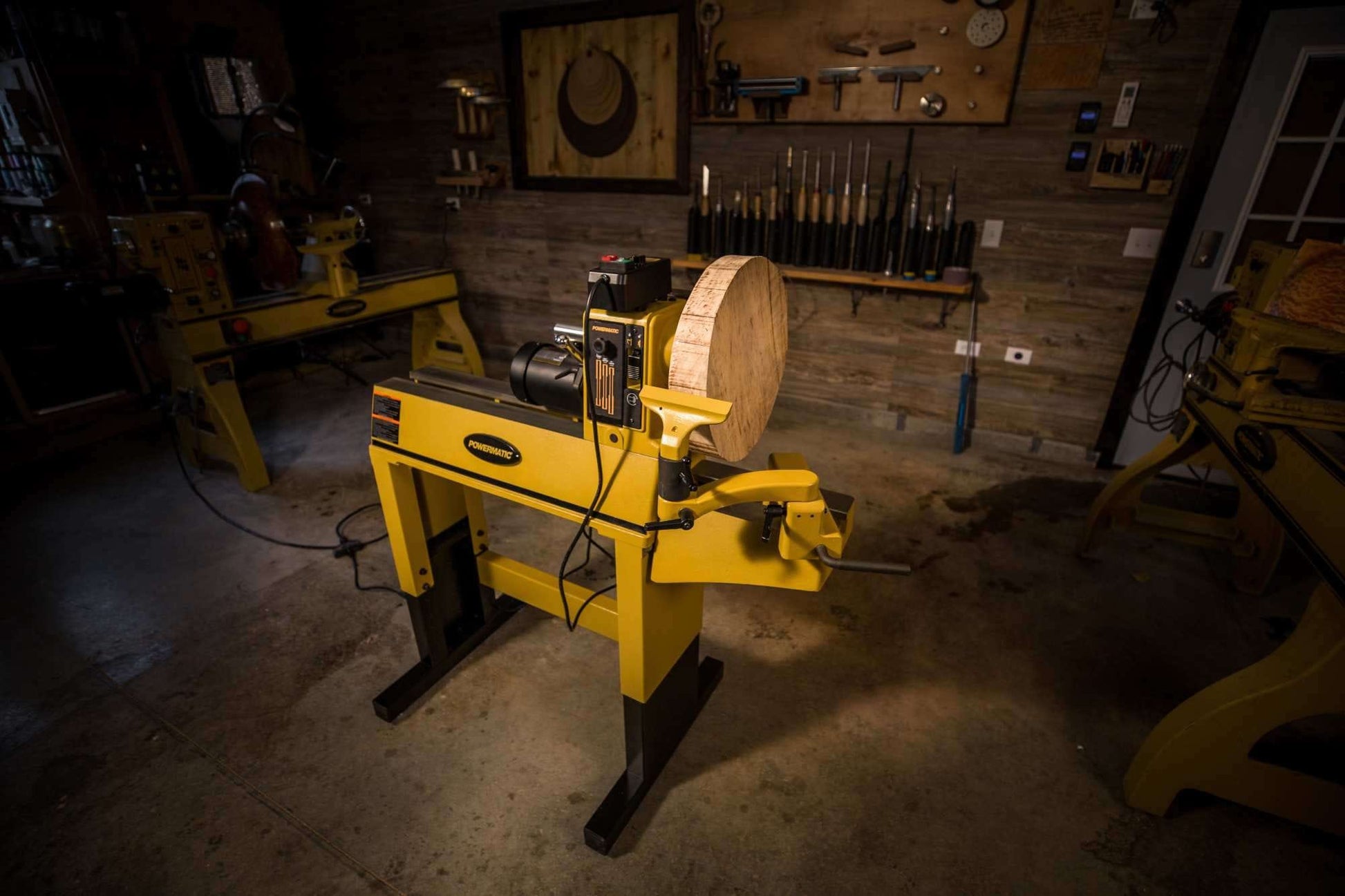 Powermatic 1792014AK 2014 Bench Lathe w/ Stand, 1HP 115V