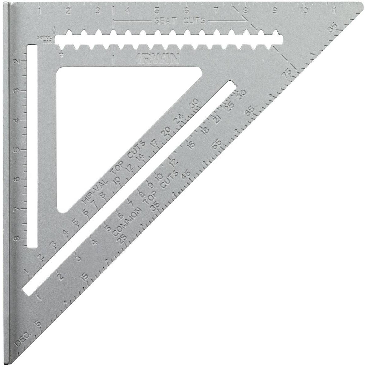 Irwin 1794465 Aluminum Rafter Square 12-in.