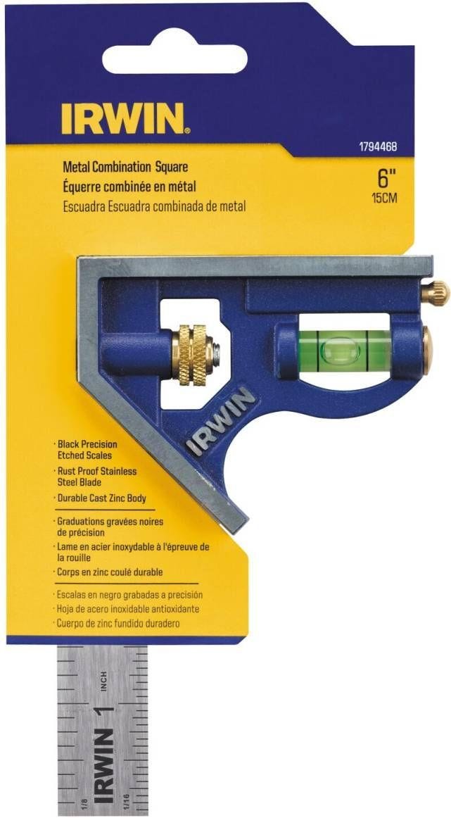 Irwin 1794468 Metal Combination Square 6-in.