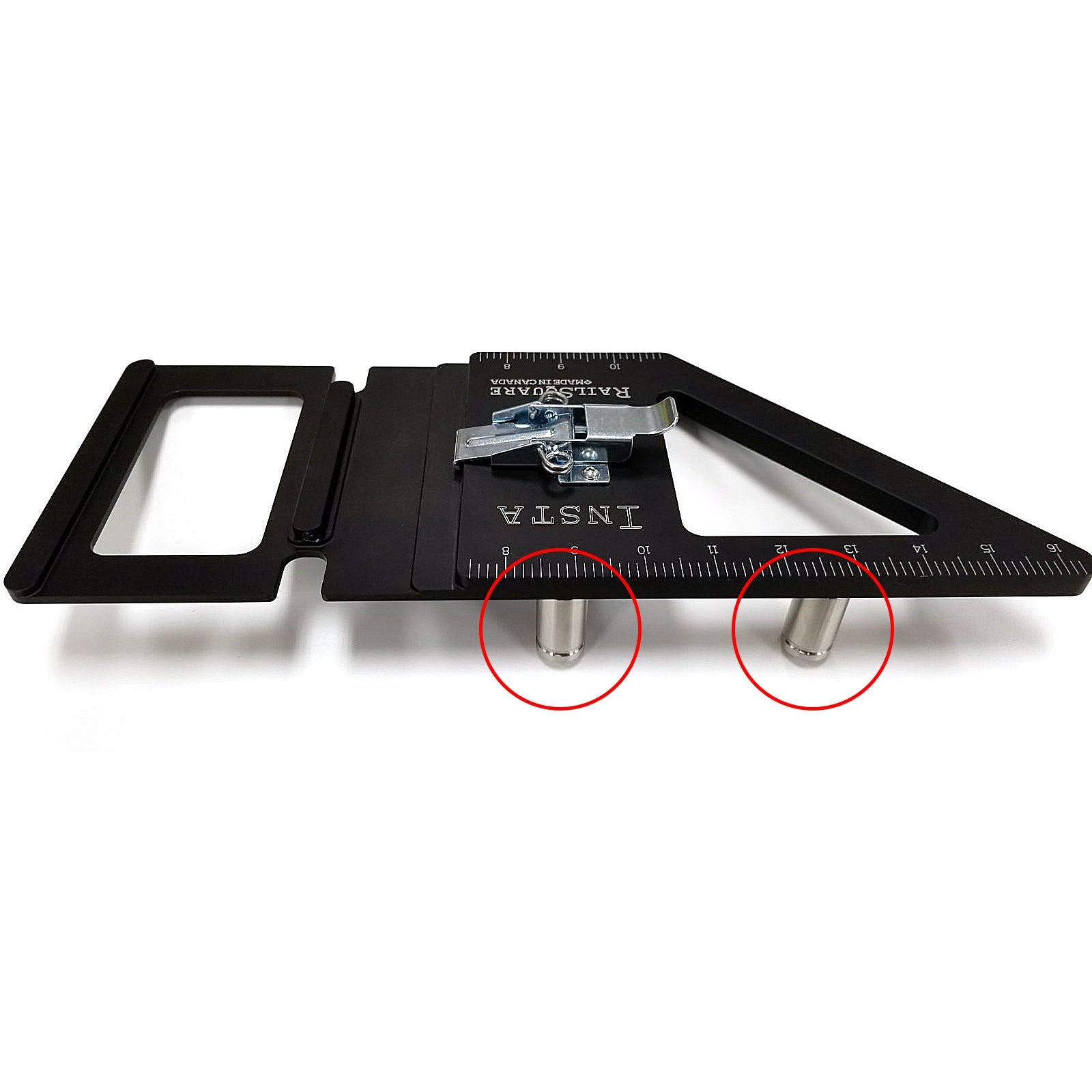 Insta-RailSquare Track Saw Square + Dog Set for Festool / Makita / Milwaukee Rails