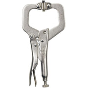Irwin 18 VISE-GRIP 6SP Original Locking C-Clamp with Swivel Pads 6-in.