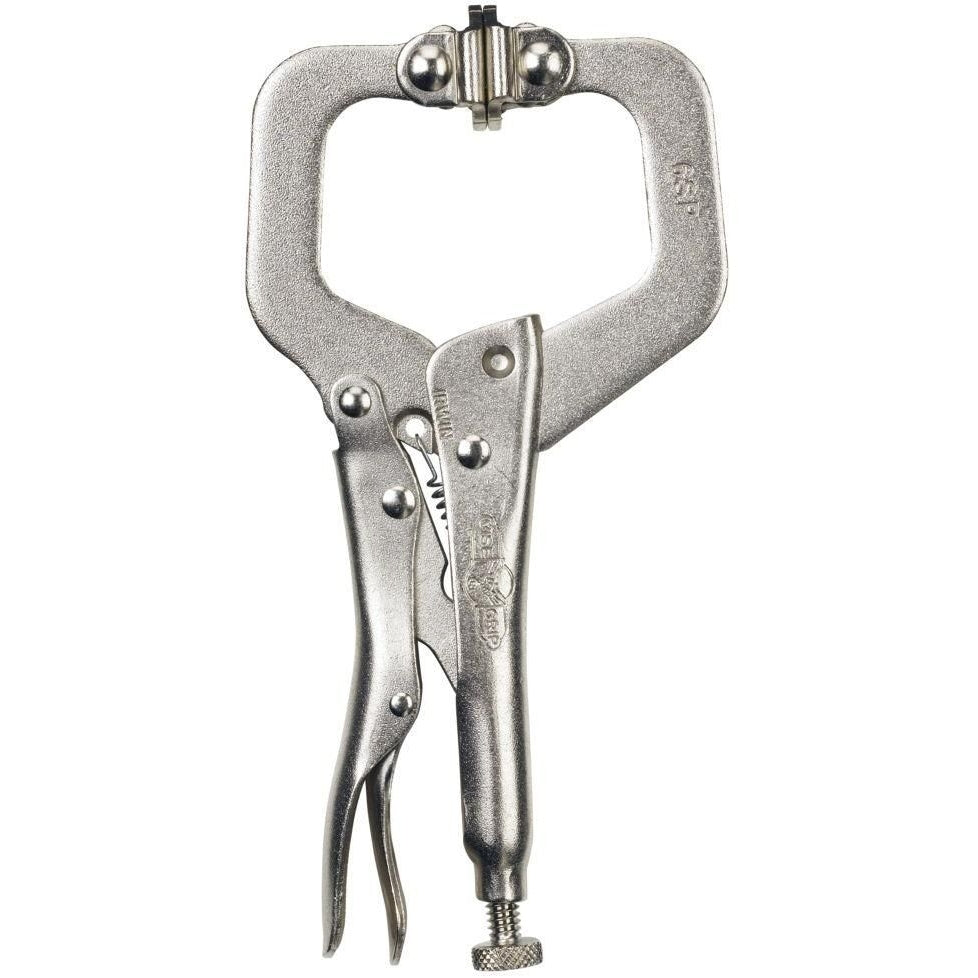Irwin 18 VISE-GRIP 6SP Original Locking C-Clamp with Swivel Pads 6-in.