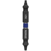 Irwin 1870985 Impact Double-Ended Bits Square Recess #1SQ, #1SQ 2-3/8-in.