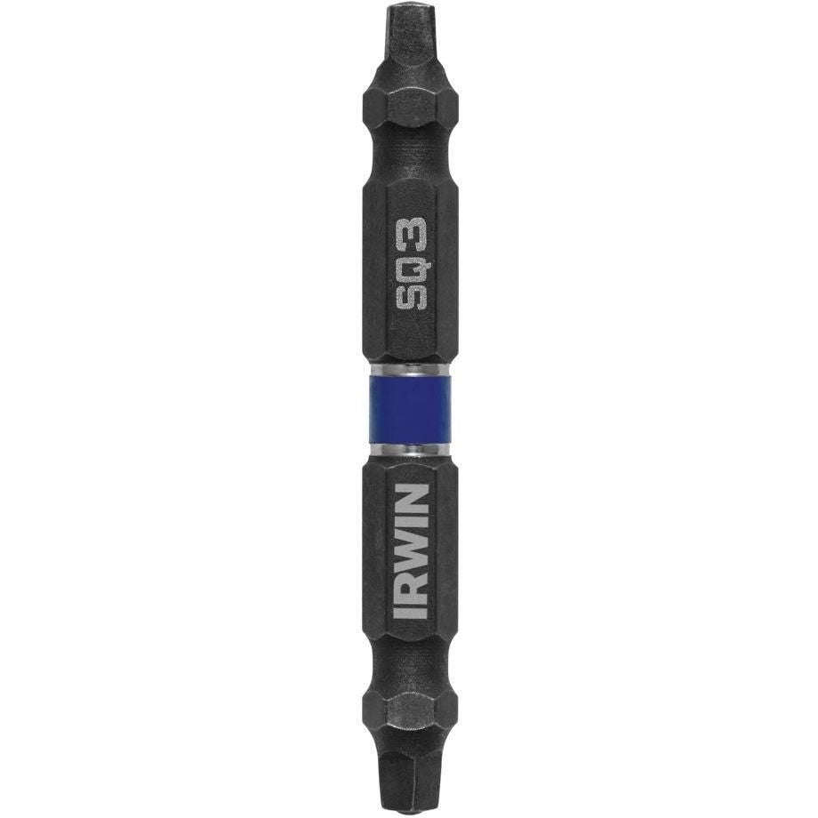 Irwin 1870987 Impact Double-Ended Bits Square Recess #3SQ, #3SQ 2-3/8-in.