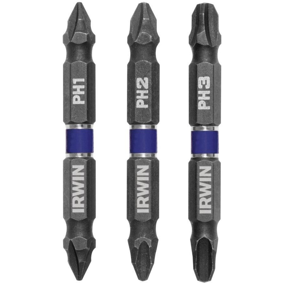 Irwin 1882352 Impact Double-Ended Bits 3 Piece Set