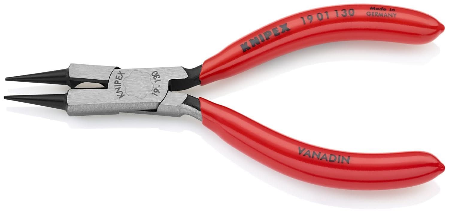 Knipex 19 01 130 Round Nose-Jeweler's Pliers