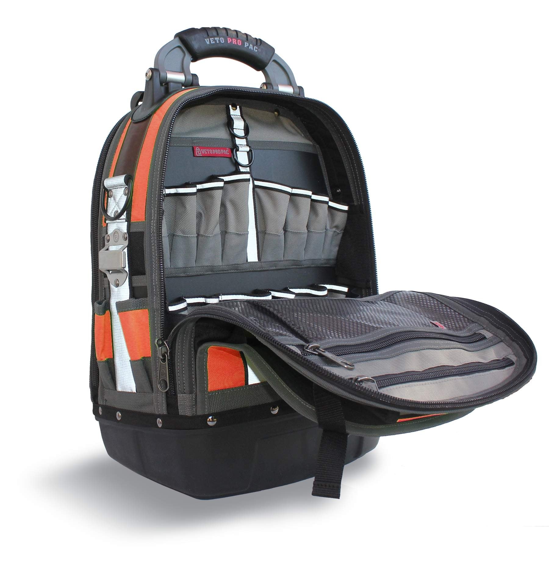 Veto Pro Pac Tech Hi-Viz Orange Backpack Tool Bag