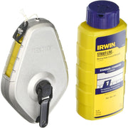 Irwin 1932880 100-ft Aluminum Reel and Blue Chalk Combo