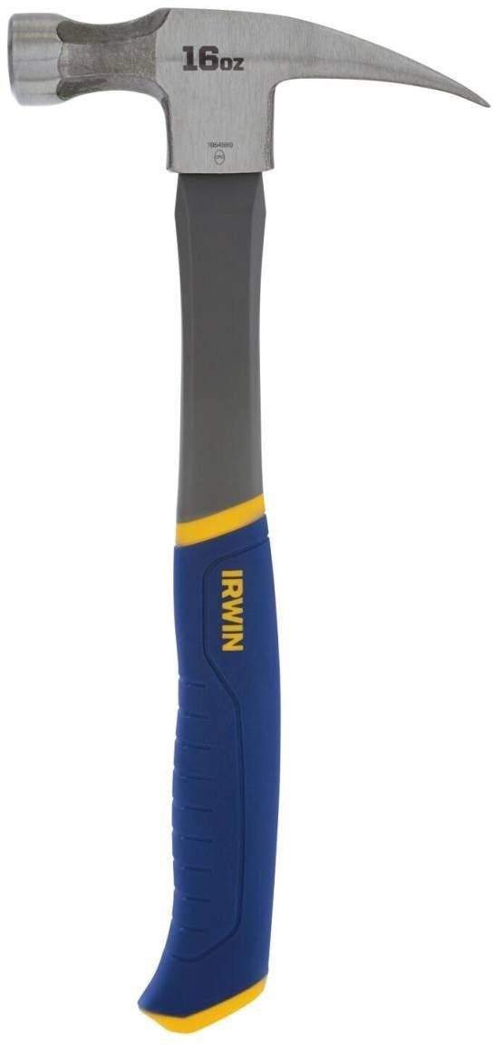 Irwin 1954889 General Purpose Claw Hammer Fiberglass 16 oz.