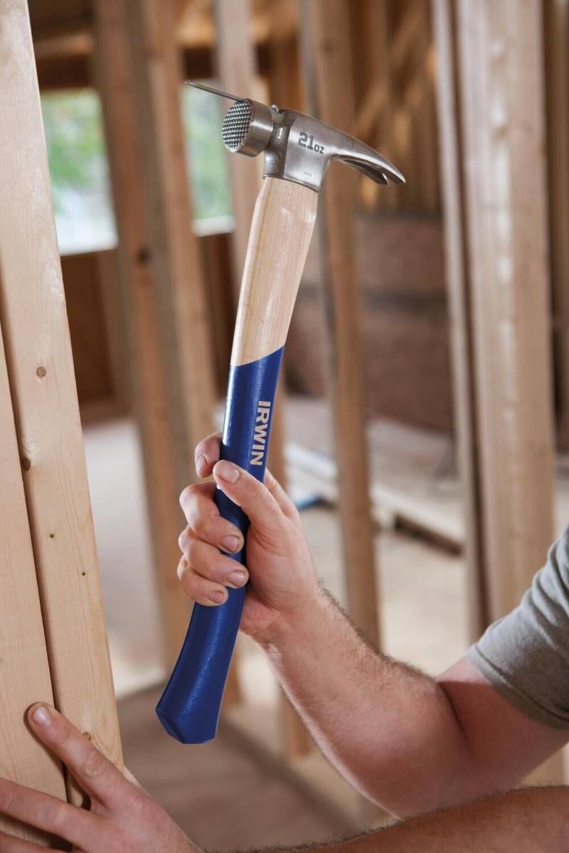Irwin 1954890 California Framing Claw Hammer Wood 21 oz.