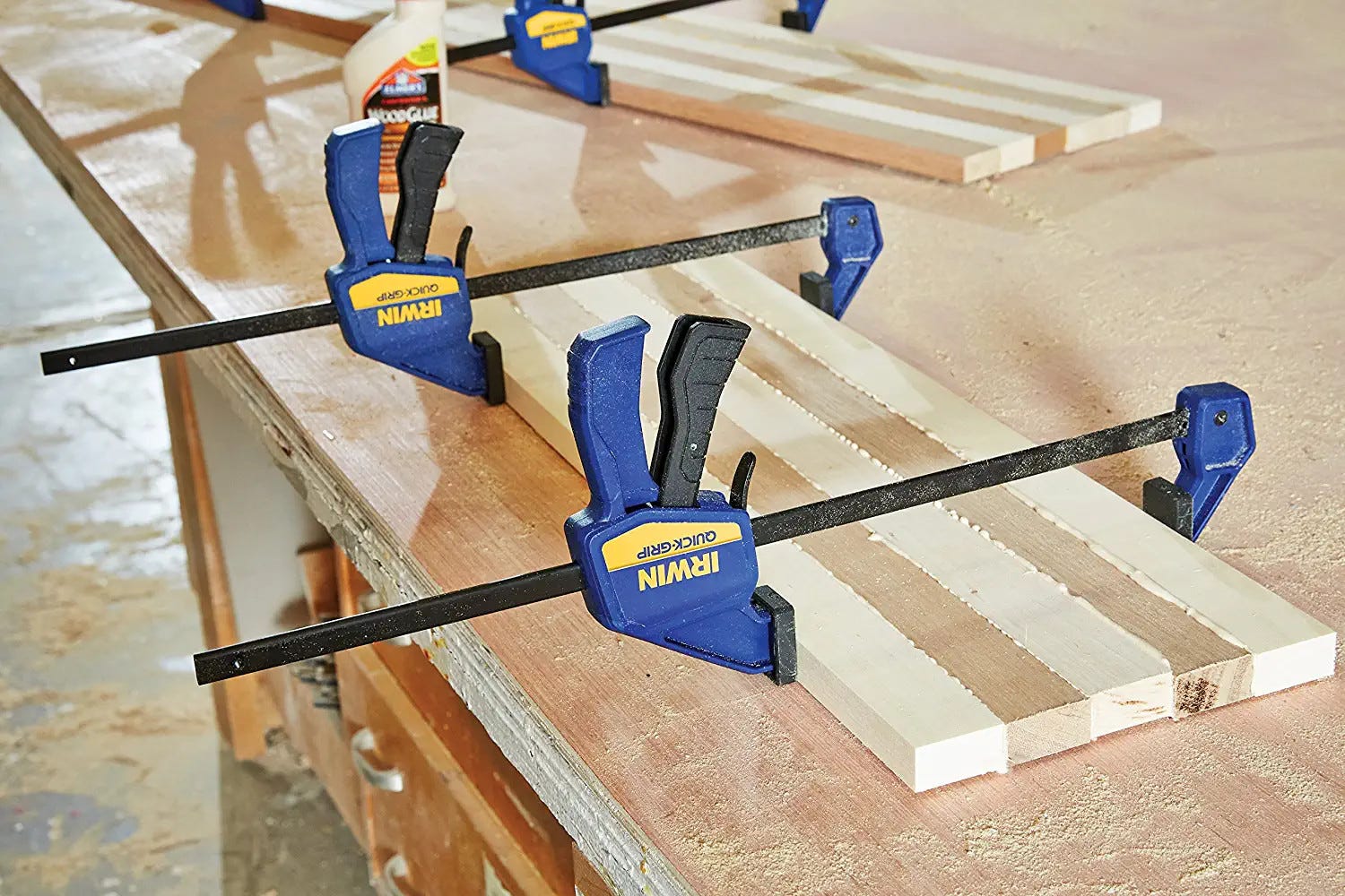 Irwin 1964744 QUICK-GRIP MINI Light Duty One-Handed Bar Clamp, 12"