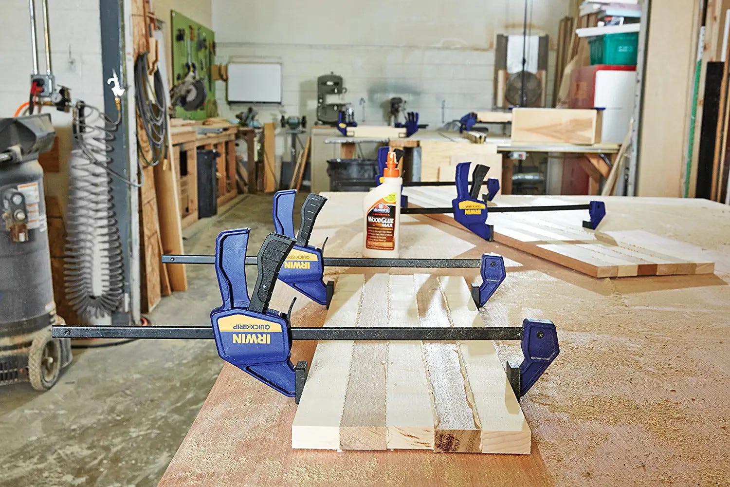 Irwin 1964744 QUICK-GRIP MINI Light Duty One-Handed Bar Clamp, 12"