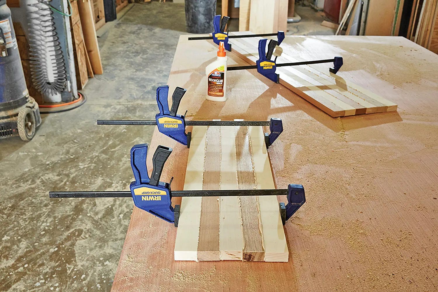 Irwin 1964744 QUICK-GRIP MINI Light Duty One-Handed Bar Clamp, 12"