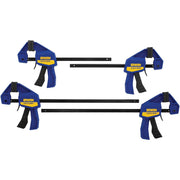 Irwin 1964748 Quick-Grip Light-Duty Bar Clamps 4pc Set