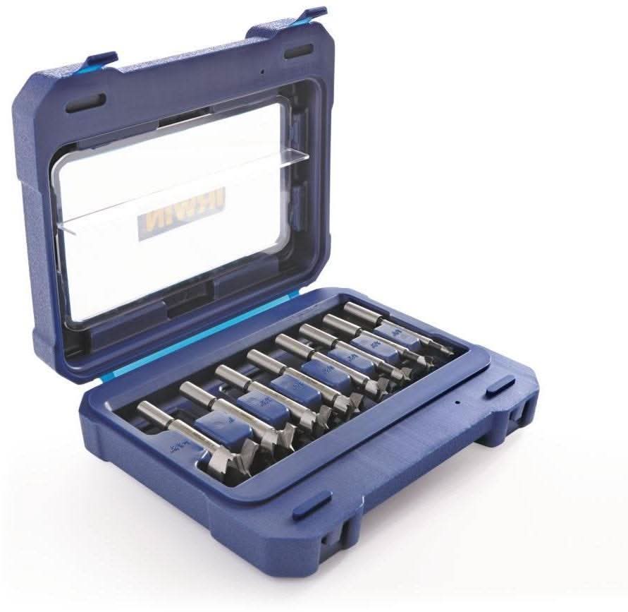 Irwin 1966892 Marples Wood Drilling Forstner Bit Set 8-Piece
