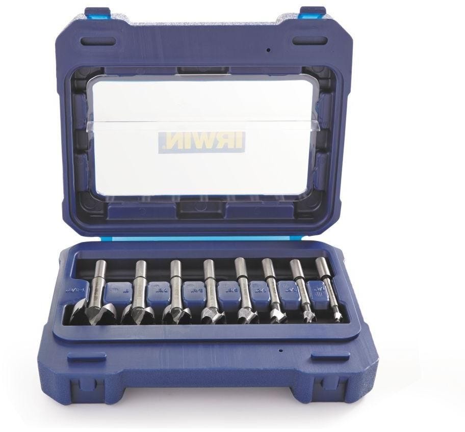 Irwin 1966892 Marples Wood Drilling Forstner Bit Set 8-Piece