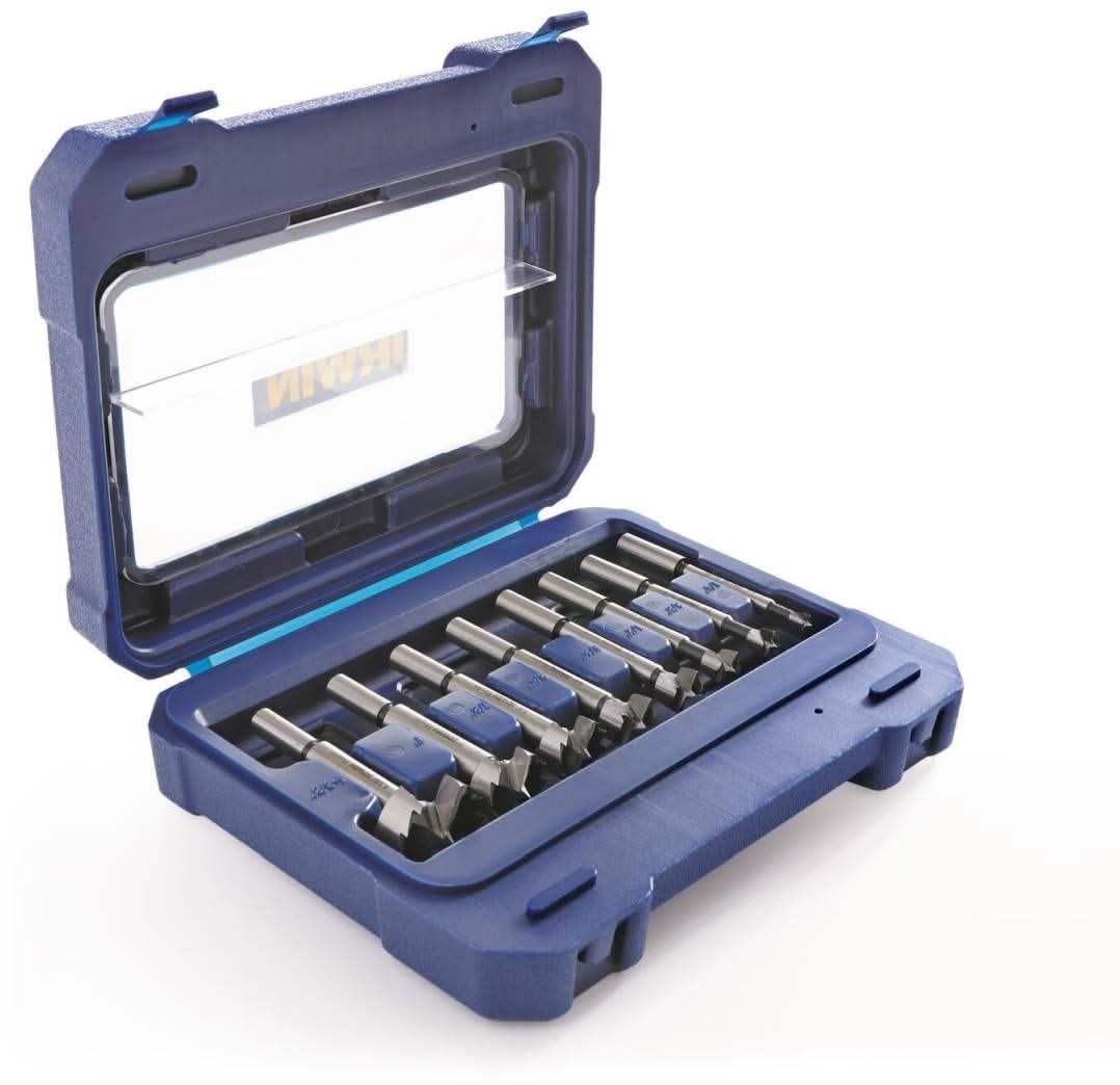 Irwin 1966892 Marples Wood Drilling Forstner Bit Set 8-Piece